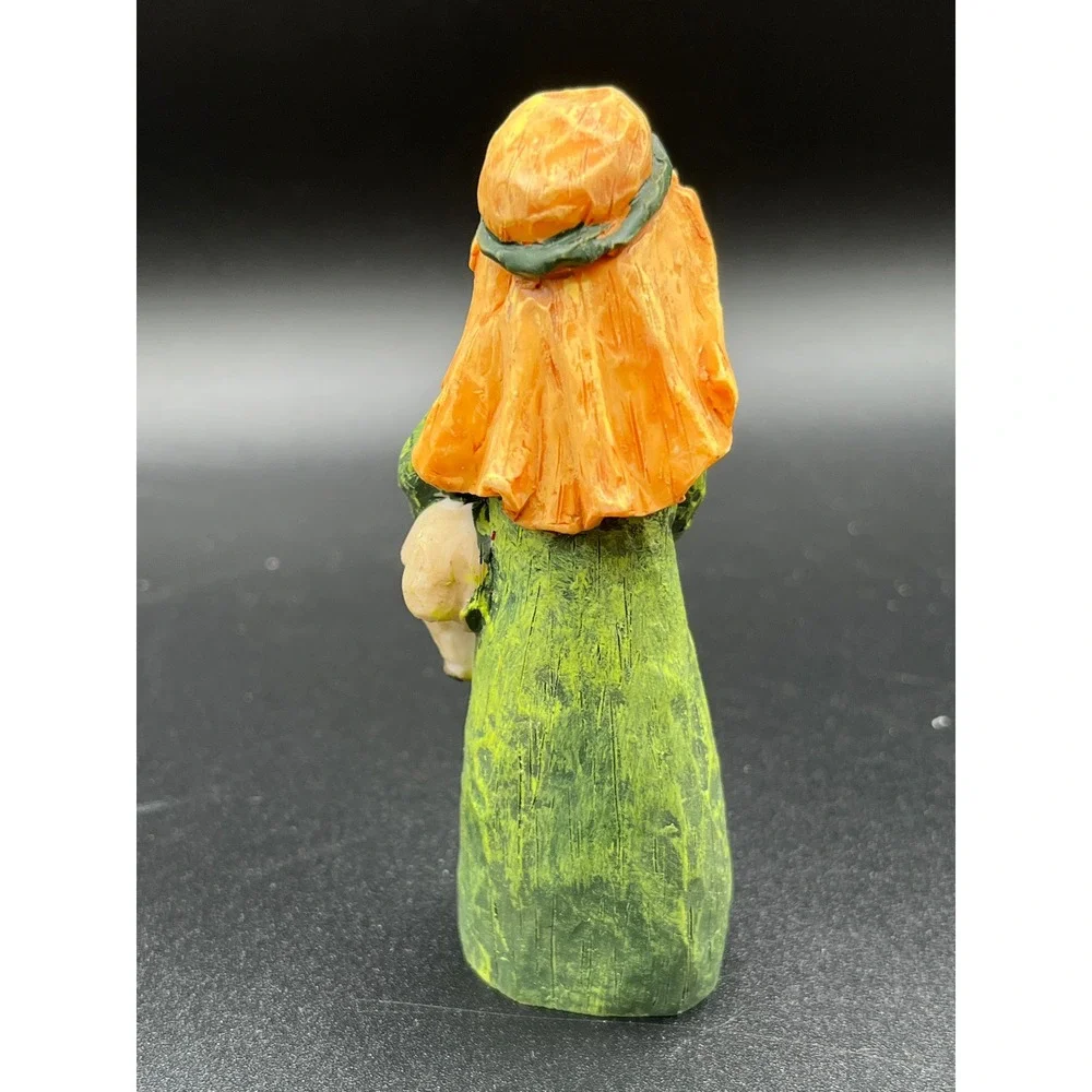 Vtg‎ Nativity Set Figurines 10 Piece Religious Christmas Resin 4